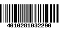 Código de Barras 4010281032290