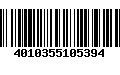 Código de Barras 4010355105394