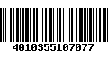 Código de Barras 4010355107077