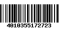 Código de Barras 4010355172723