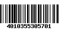 Código de Barras 4010355305701