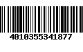 Código de Barras 4010355341877