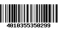 Código de Barras 4010355350299