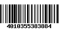 Código de Barras 4010355383884