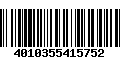 Código de Barras 4010355415752