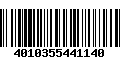 Código de Barras 4010355441140