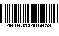 Código de Barras 4010355486059