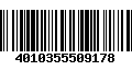 Código de Barras 4010355509178