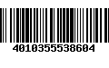 Código de Barras 4010355538604