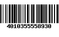 Código de Barras 4010355558930