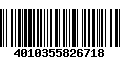 Código de Barras 4010355826718