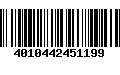 Código de Barras 4010442451199