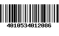 Código de Barras 4010534012086