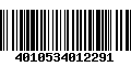 Código de Barras 4010534012291