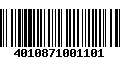 Código de Barras 4010871001101