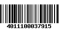 Código de Barras 4011100037915