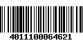 Código de Barras 4011100064621