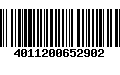 Código de Barras 4011200652902