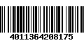 Código de Barras 4011364208175