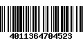 Código de Barras 4011364704523