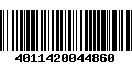 Código de Barras 4011420044860