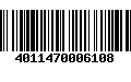 Código de Barras 4011470006108