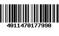 Código de Barras 4011470177990