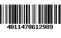 Código de Barras 4011470612989