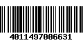 Código de Barras 4011497006631