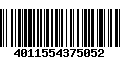 Código de Barras 4011554375052