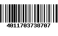 Código de Barras 4011703738707