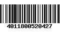 Código de Barras 4011800520427