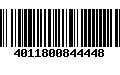 Código de Barras 4011800844448