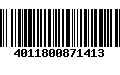 Código de Barras 4011800871413