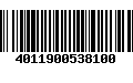 Código de Barras 4011900538100