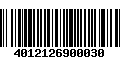 Código de Barras 4012126900030