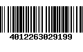 Código de Barras 4012263029199