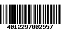 Código de Barras 4012297002557