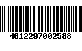 Código de Barras 4012297002588