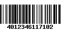 Código de Barras 4012346117102