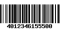 Código de Barras 4012346155500