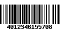 Código de Barras 4012346155708