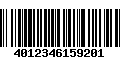 Código de Barras 4012346159201