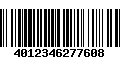 Código de Barras 4012346277608