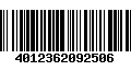 Código de Barras 4012362092506