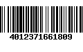 Código de Barras 4012371661809