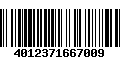 Código de Barras 4012371667009