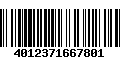 Código de Barras 4012371667801