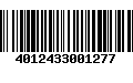 Código de Barras 4012433001277