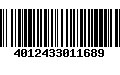 Código de Barras 4012433011689